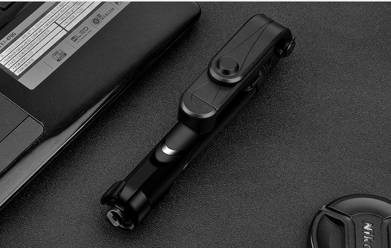 Apple-Compatible Bluetooth Selfie Stick with Tripod for Mobile Live Streaming