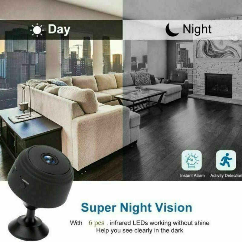 Mini Hidden Spy Camera 1080P HD WiFi Night Vision Home Security DVR