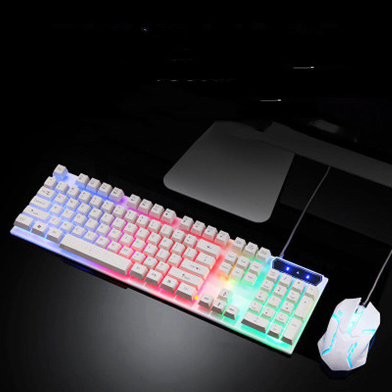 Boseton 8310 USB Wired Backlit Keyboard and Mouse Set