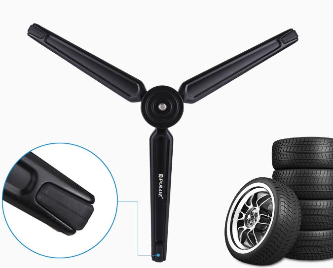 Apple-Compatible Mini Metal Desktop Tripod for Mobile Phones