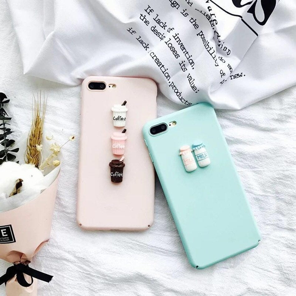 Cartoon Cat Phone Case For iPhone 5 To 7 Plus