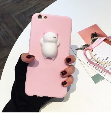 Cartoon Cat Phone Case For iPhone 5 To 7 Plus
