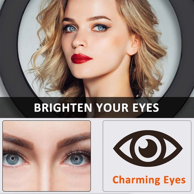 Apple-Compatible LED Ring Light with Tripod for Selfies and Makeup