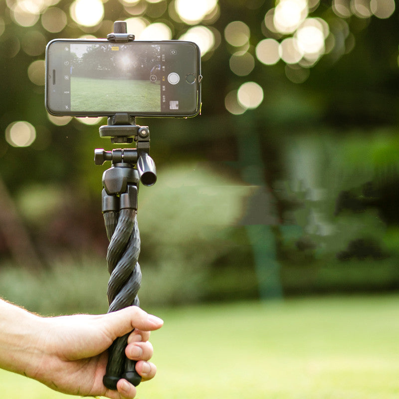 Apple-Compatible Octopus Tripod Stand for Mobile, Tablet, and Camera