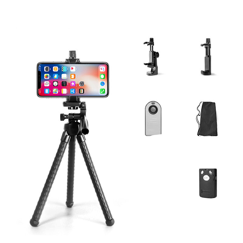 Apple-Compatible Octopus Tripod Stand for Mobile, Tablet, and Camera