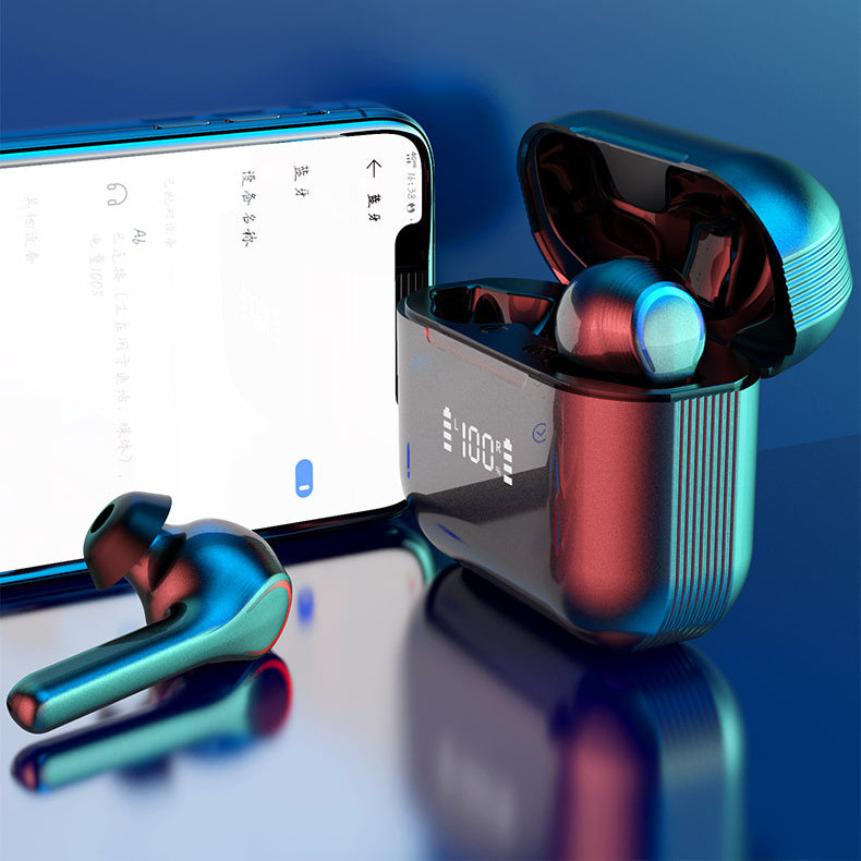 Touch Control Bluetooth In-Ear Wireless Earbuds with Stereo Music and Digital Display