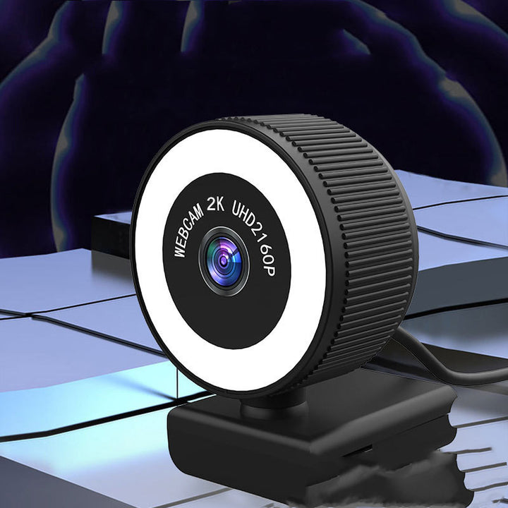 1080p 2K HD Streaming Webcam with Autofocus, Microphone, and Cover