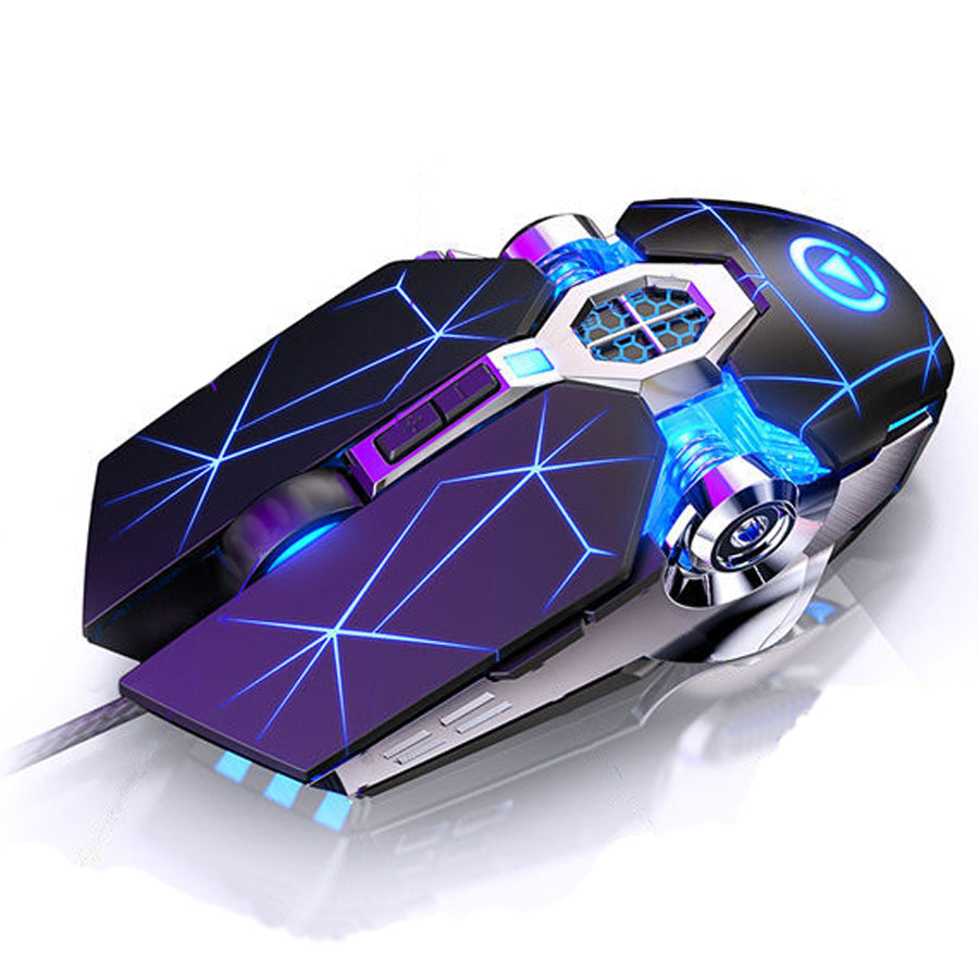 Wired Silent Gaming Mechanical Mouse for PC and Laptop