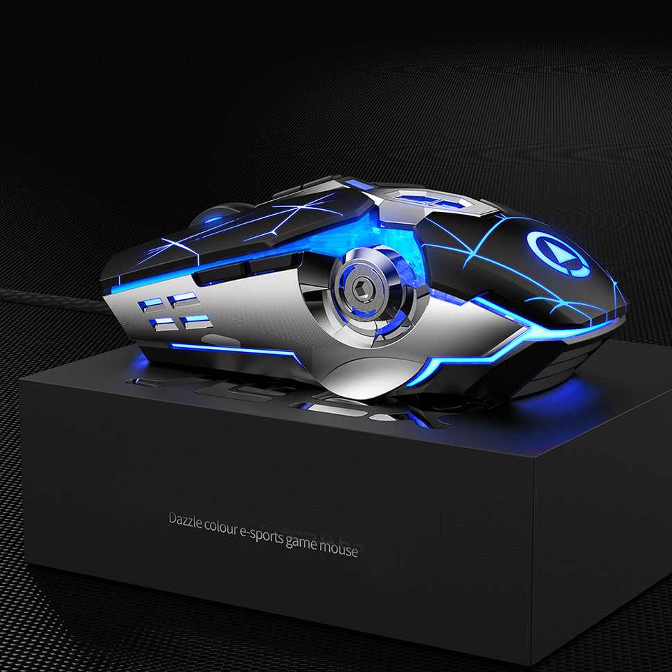 Wired Silent Gaming Mechanical Mouse for PC and Laptop