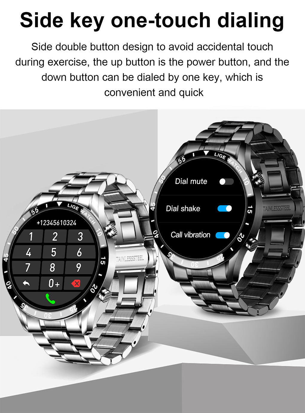 Lige Smart Watch Upgrade Wearable Device