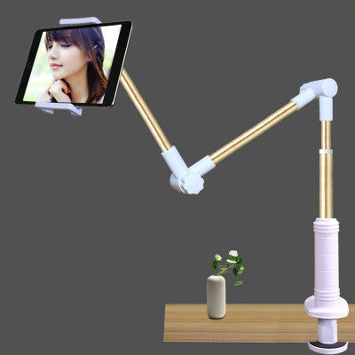 Folding Long-Arm Tablet and Phone Stand for iPad, Kindle, 4–14 Inch