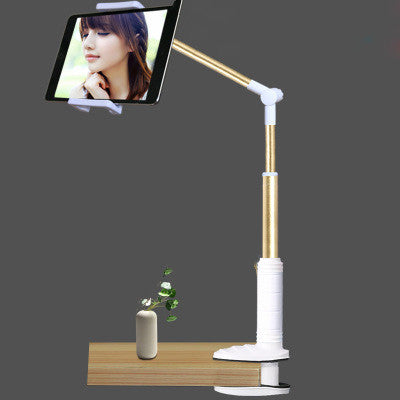 Folding Long-Arm Tablet and Phone Stand for iPad, Kindle, 4–14 Inch