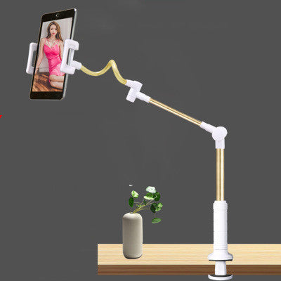 Folding Long-Arm Tablet and Phone Stand for iPad, Kindle, 4–14 Inch