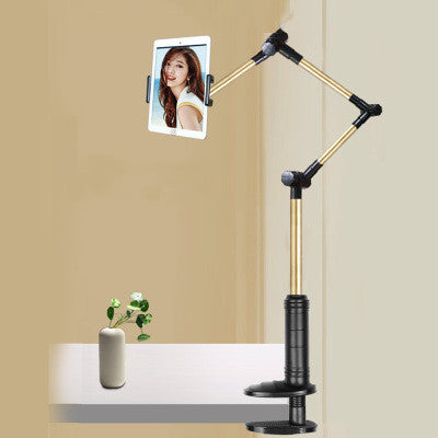 Folding Long-Arm Tablet and Phone Stand for iPad, Kindle, 4–14 Inch