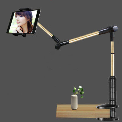 Folding Long-Arm Tablet and Phone Stand for iPad, Kindle, 4–14 Inch