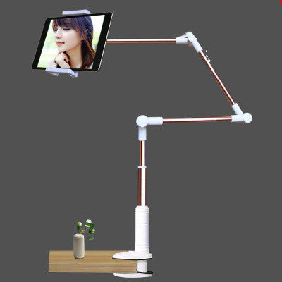 Folding Long-Arm Tablet and Phone Stand for iPad, Kindle, 4–14 Inch