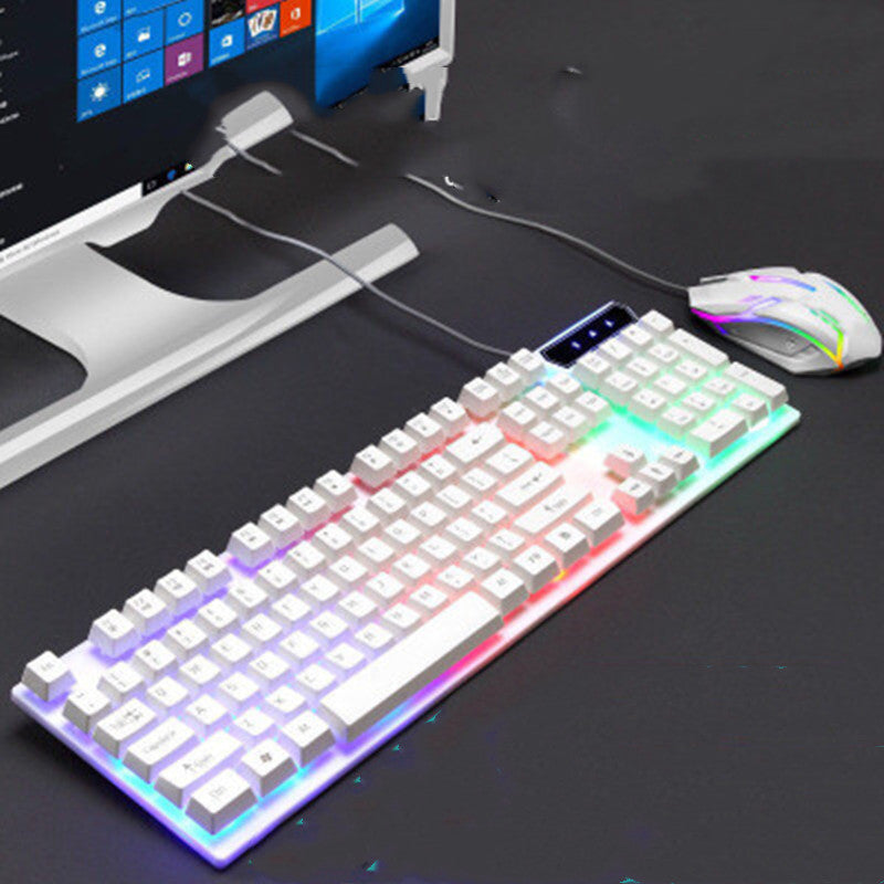 Boseton 8310 USB Wired Backlit Keyboard and Mouse Set