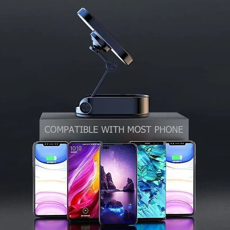 Magnetic Car Phone Holder Dashboard Mount Rotatable Water-Resistant