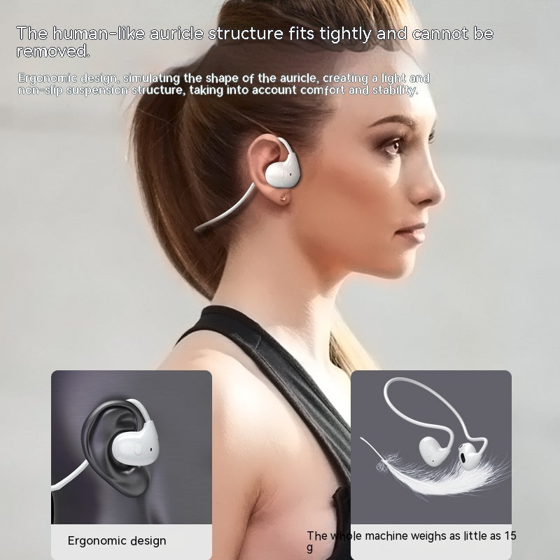 Bone Conduction Headset Ear-mounted Sports Non In-ear Air Conduction Wireless Bluetooth