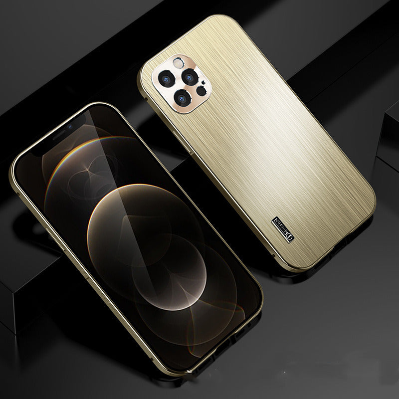 Metal Shatter Resistant Brushed For  Mobile Phone Cases