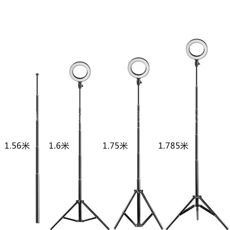 Apple-Compatible Ring Light with Tripod for Live Streaming and Beauty Videos