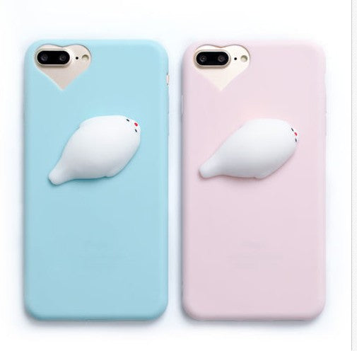Cartoon Cat Phone Case For iPhone 5 To 7 Plus