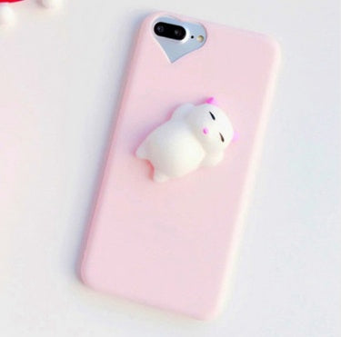 Cartoon Cat Phone Case For iPhone 5 To 7 Plus
