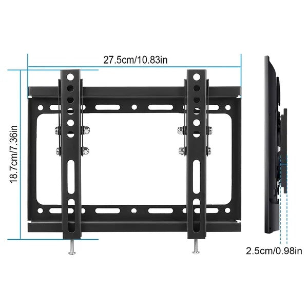 TV Wall Mount Bracket Tilt For Flat TV VESA 200x200mm