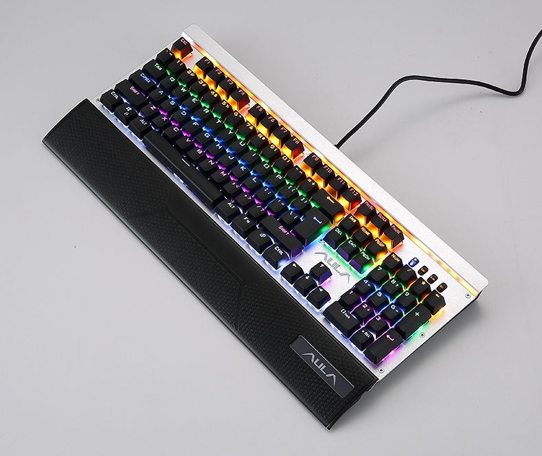 Tarantula 104-Key RGB Mechanical Gaming Keyboard Wired Green and Black Switch
