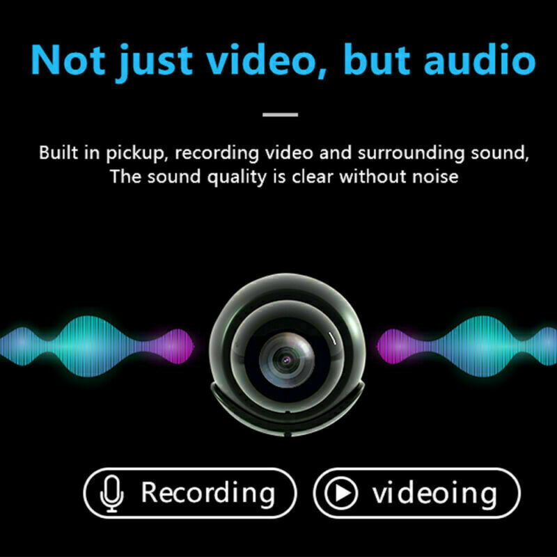 64G Hidden Spy Camera 1080P HD WiFi Night Vision Home Security Wireless