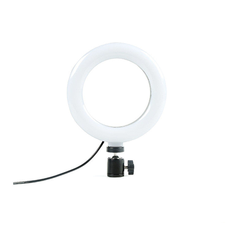 Apple-Compatible Live Ring Fill Light with Desktop Tripod and Bluetooth