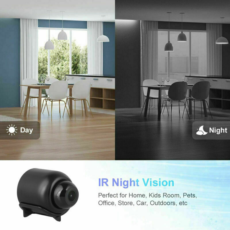 64G Hidden Spy Camera 1080P HD WiFi Night Vision Home Security Wireless