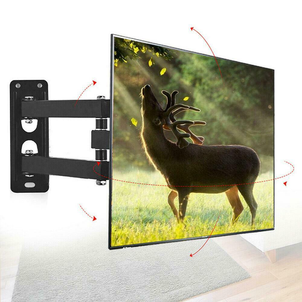26-55 Full Motion TV Wall Mount Rotation 180Swivel Bracket 26 32 40 42 50 55