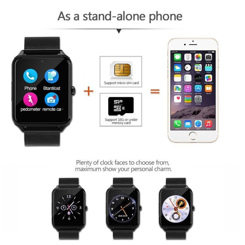 Z60 Smart Watch Bluetooth Card Phone Wearable