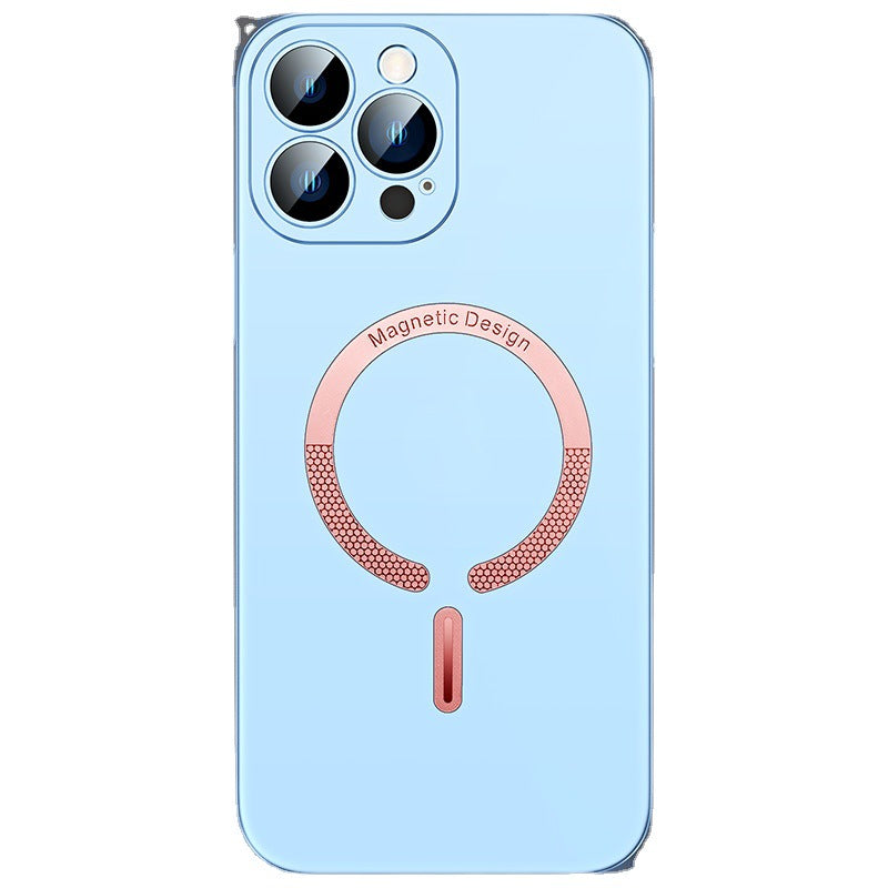 Magnetic Rechargeable Frosted Phone Case Cover