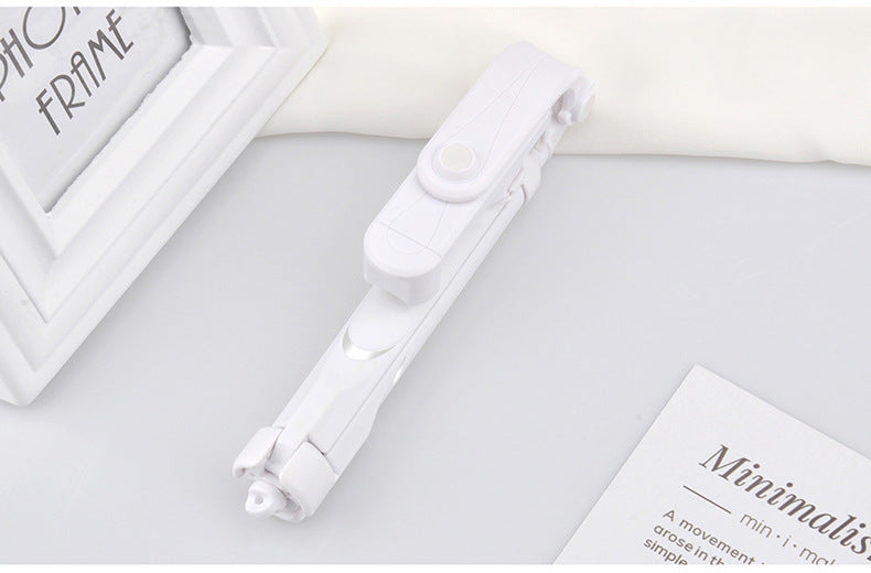 Apple-Compatible Bluetooth Selfie Stick with Tripod for Mobile Live Streaming