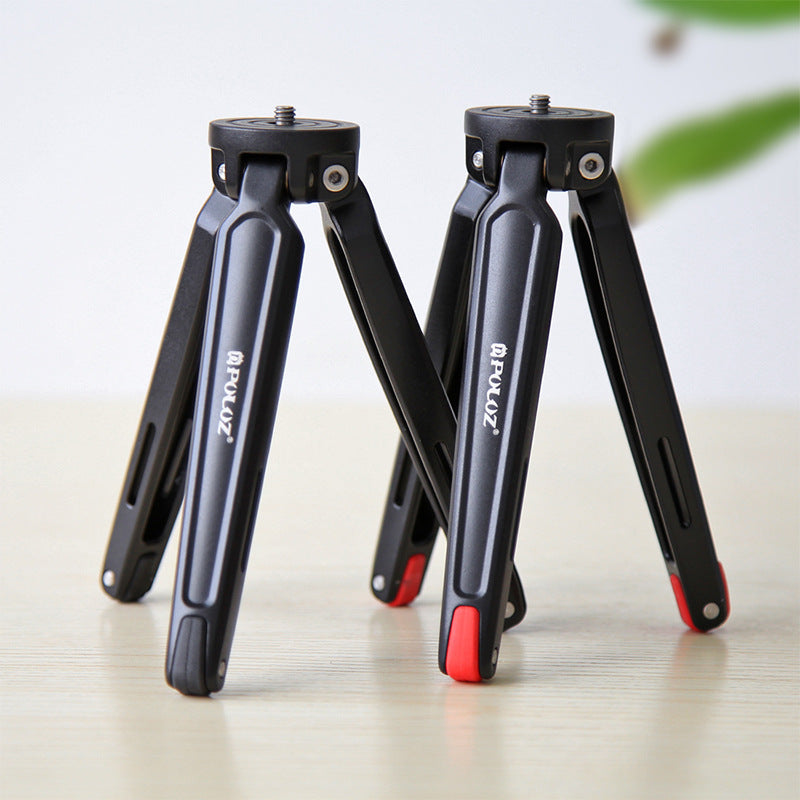 Apple-Compatible Mini Metal Desktop Tripod for Mobile Phones