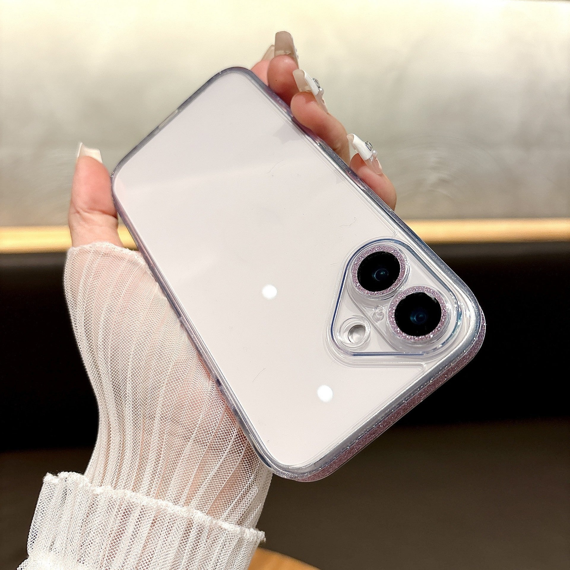 Phone Case Transparent Glass Protective Cover