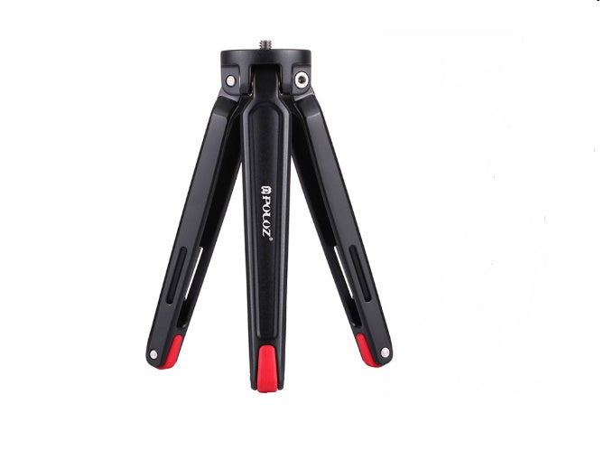 Apple-Compatible Mini Metal Desktop Tripod for Mobile Phones
