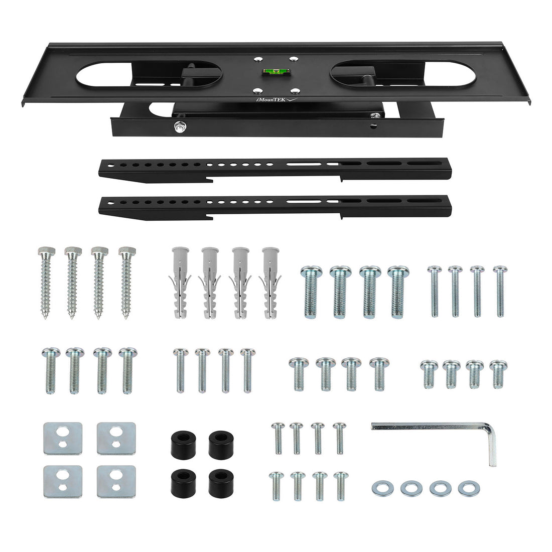 1Pc Full Motion TV Wall Mount Swivel Tilt TV Wall Rack Support 37in To 70in TV Wall Mount Max VESA Up To 600x400mm Holds Up To 99LBS