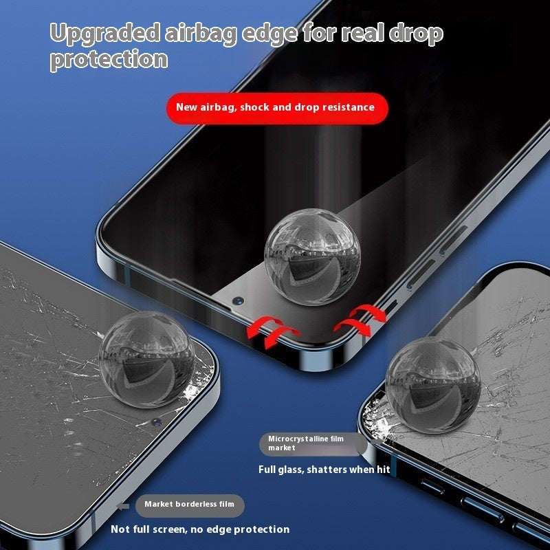 Full-Screen Airbag Tempered Glass Screen Protector For Phones