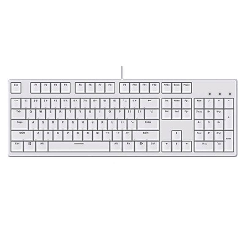 Wired Two-Color Mechanical Keyboard Green Black Red Switch Hot-Swappable
