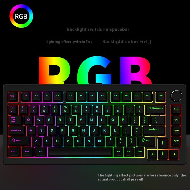 Heiji Snake Aluminum Mechanical Keyboard Kit Bluetooth Wired Three-Mode