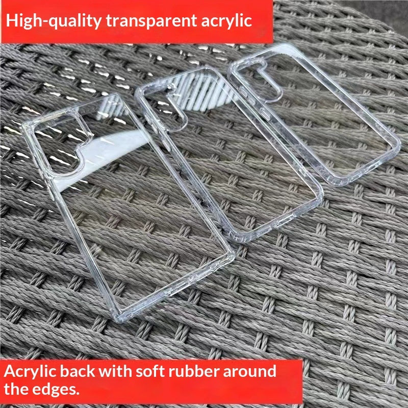 Transparent Acrylic Hard Phone Case