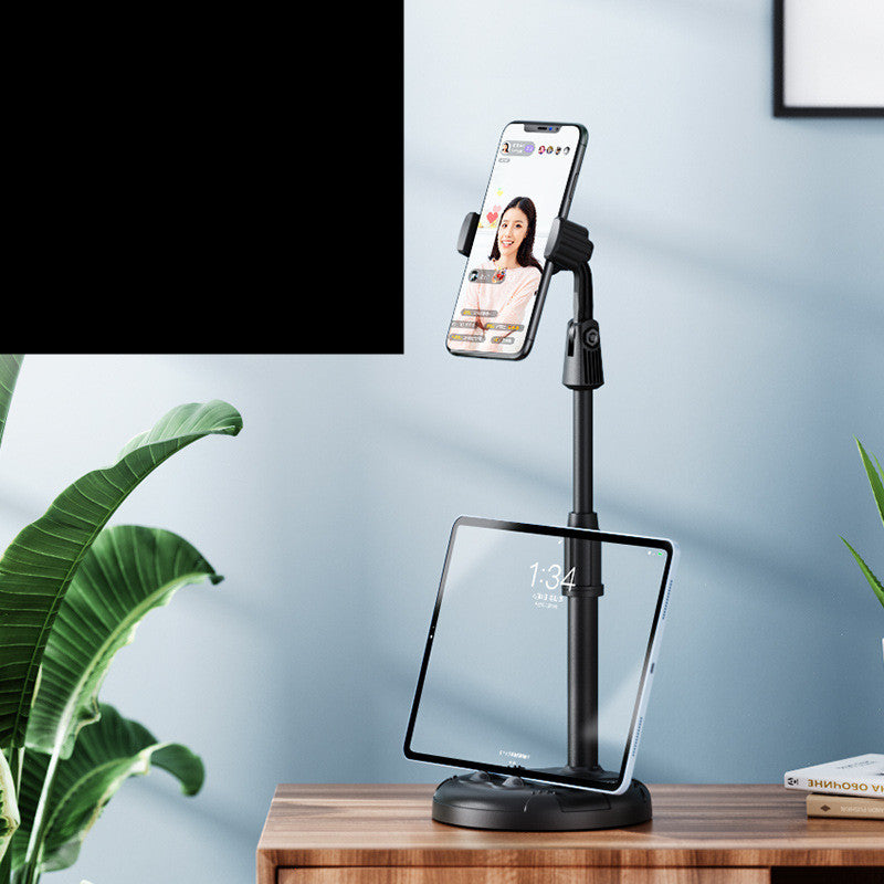Telescopic Desktop Phone Holder with 360° Rotation and Adjustable Height