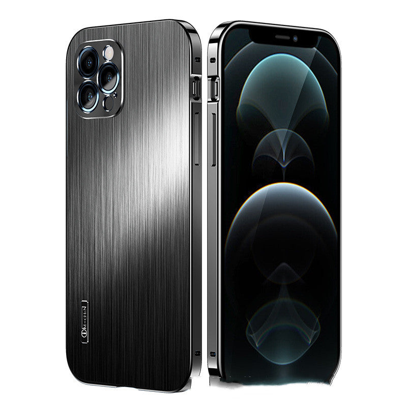 Metal Shatter Resistant Brushed For  Mobile Phone Cases
