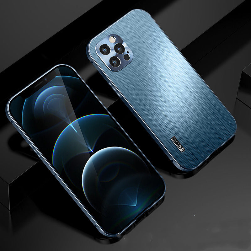 Metal Shatter Resistant Brushed For  Mobile Phone Cases