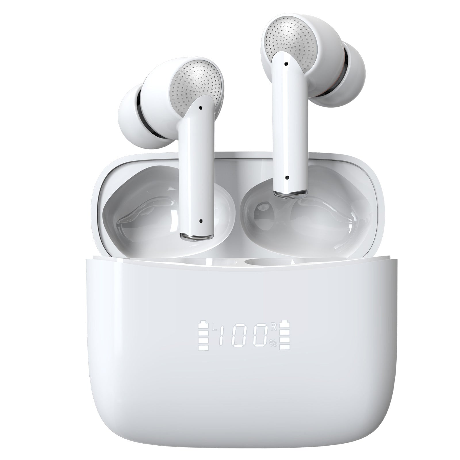 Touch Control Bluetooth In-Ear Wireless Earbuds with Stereo Music and Digital Display