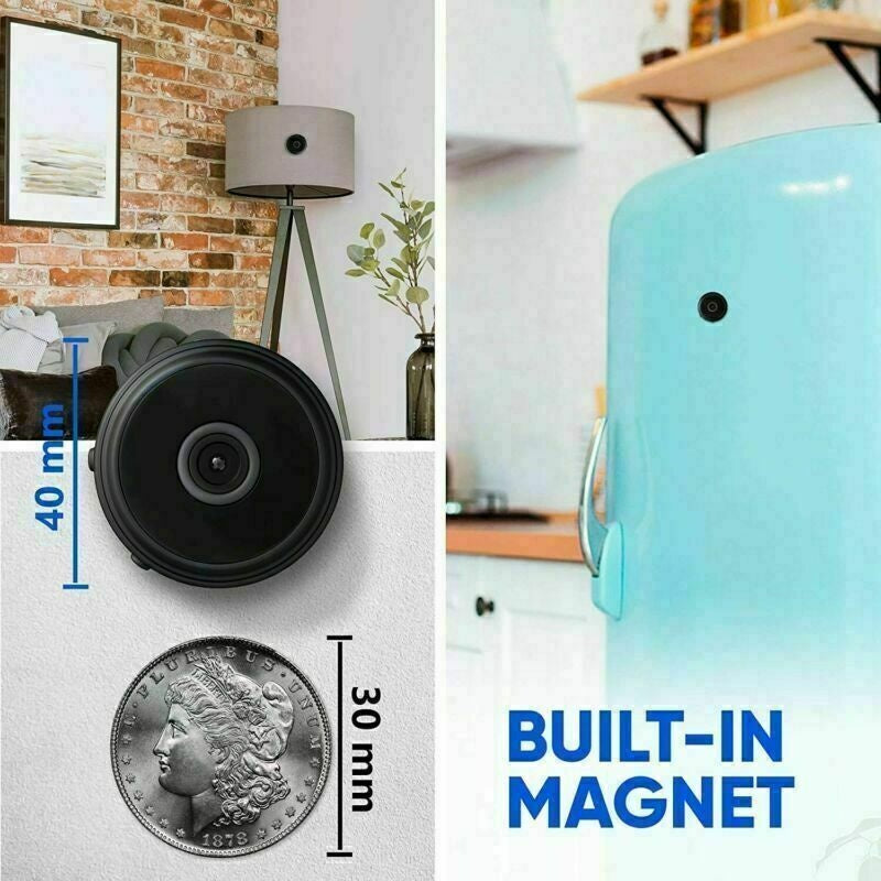 Mini Hidden Spy Camera 1080P HD WiFi Night Vision Home Security DVR