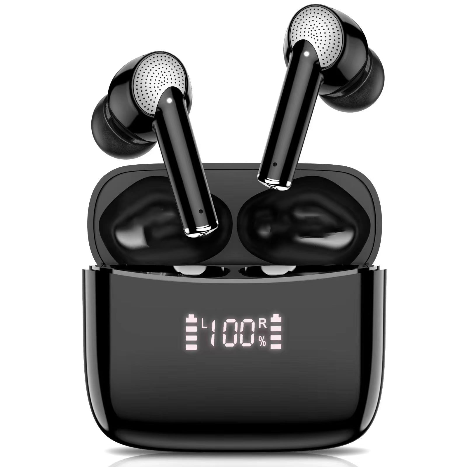 Touch Control Bluetooth In-Ear Wireless Earbuds with Stereo Music and Digital Display